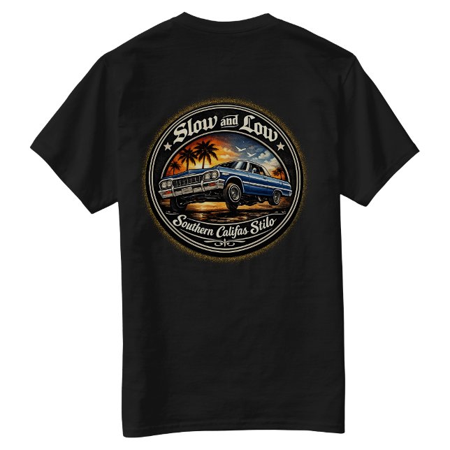 Camiseta Slow and Low Califas Stilo estampado trasero  (Slow and Low Califas Stilo back-hit T-Shirt)