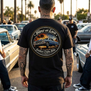 Camiseta Slow and Low Califas Stilo estampado trasero 