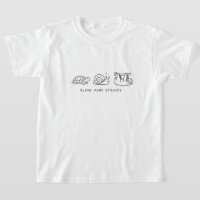 Camiseta Slow and Steady Kids