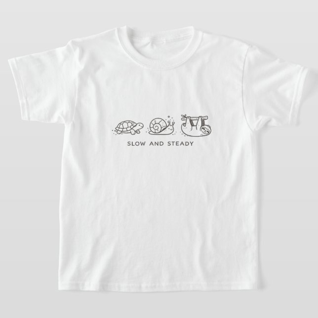 Camiseta Slow and Steady Kids (Distribución)