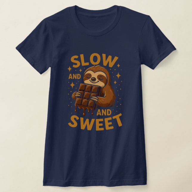 Camiseta Slow and Sweet – Life in Chocolate Mode T-Shirts (Distribución)