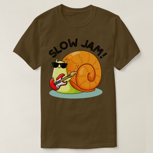 Camiseta Slow Jam Funny Music Snack Pun 1 (Diseño del anverso)