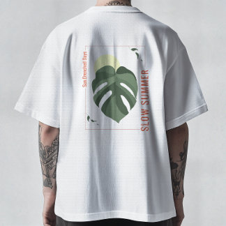 Camiseta Slow Summer Monstera Specimen
