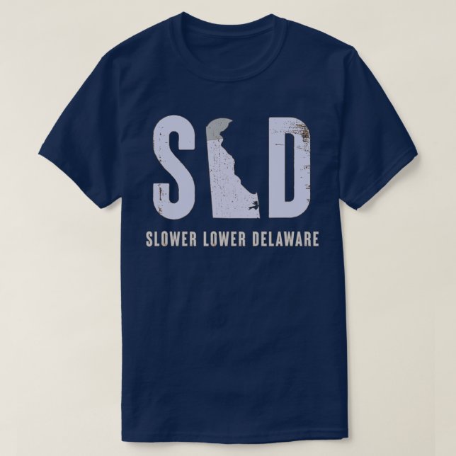 Camiseta Slower Lower Delaware  (Diseño del anverso)