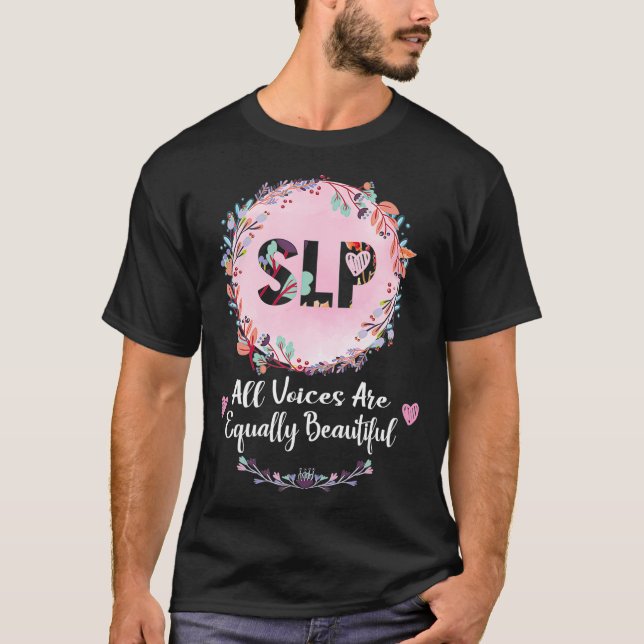 Camiseta SLP s Speech Language Pathologist gifts Speech The (Anverso)