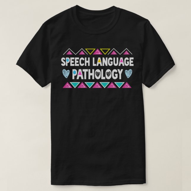 Camiseta SLP s Speech Language Pathology gifts & Speech The (Diseño del anverso)
