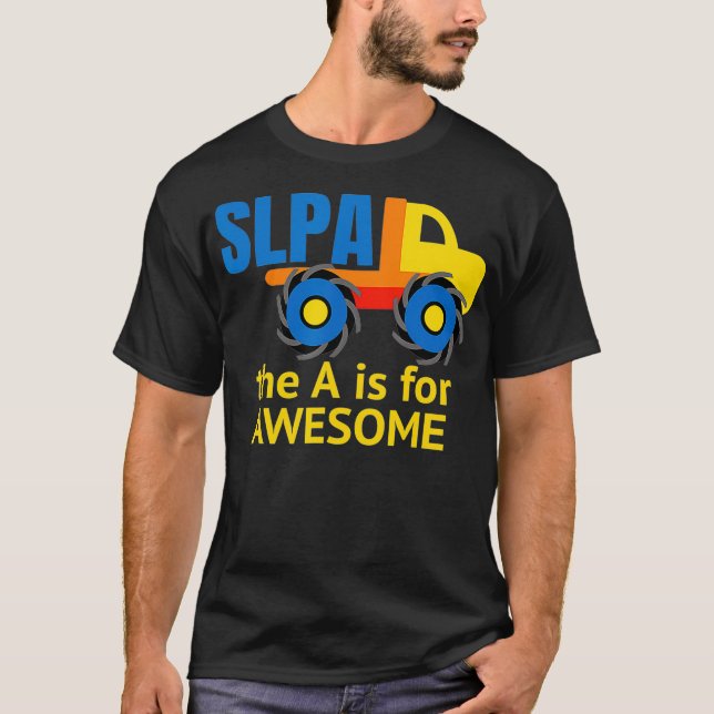 Camiseta SLP, SpeechLanguagePathólogo, SpeechTherapist, S (Anverso)