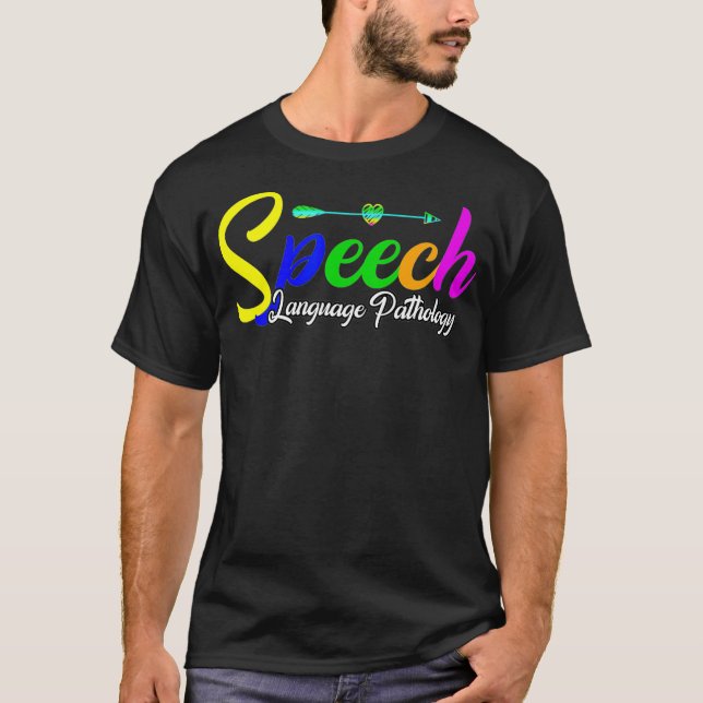 Camiseta SLP Therapist Speech Language Pathology Speech The (Anverso)