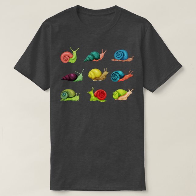 Camiseta Slugs Garden Animal Gifts Gardener Snack (Diseño del anverso)