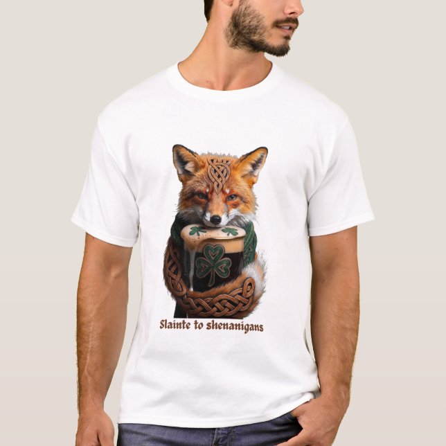 Camiseta Sly Emerald Fox Toast  (Anverso)