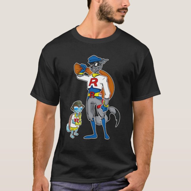 Camiseta Sly Gang Team Rocket Costume videojuego Raccoon T (Anverso)