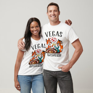 Camiseta Sly Old Fox Stole Foxy Ladys Heart Roulette Vegas