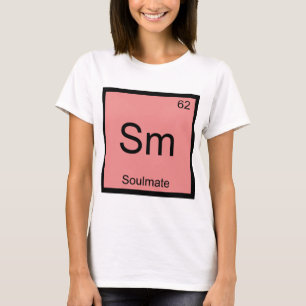 Camiseta Sm - Soulmate Funny Chemistry Element Symbol Tee