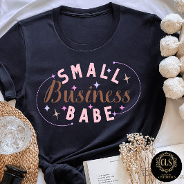 Camiseta Small Business Babe Neutral Graphic Bella