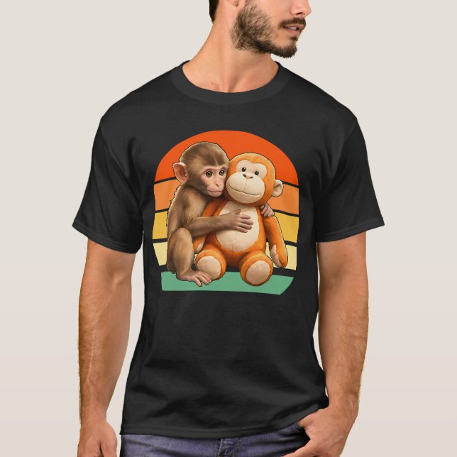 Camiseta Small But Brave Punch Monkey Art (Anverso)