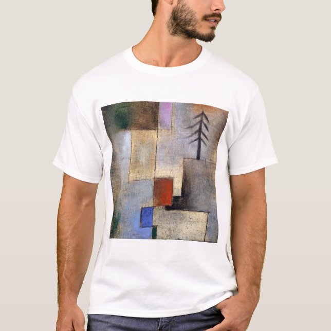 Camiseta Small fir picture (1922) by paul klee (Anverso)
