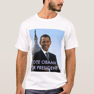 Camiseta small_obama_image, VOTO OBAMA PARA EL PRESIDENTE