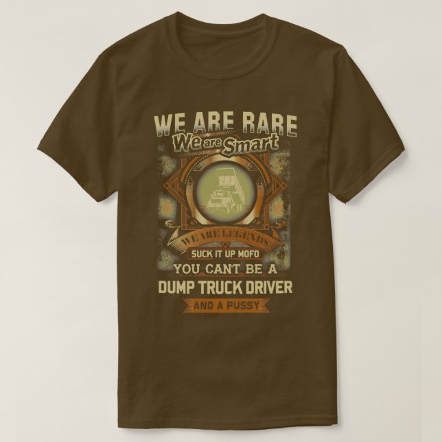 Camiseta Smart Dump Truck Driver 1 (Diseño del anverso)