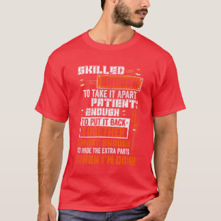 Camiseta Smart Enougho Hidehe Etra Parts Proud Mechanic Job