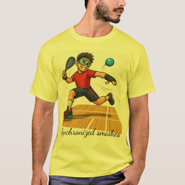 Camiseta Smash de Raquetbol (Anverso)