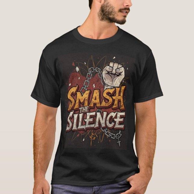 Camiseta smash the silence (Anverso)