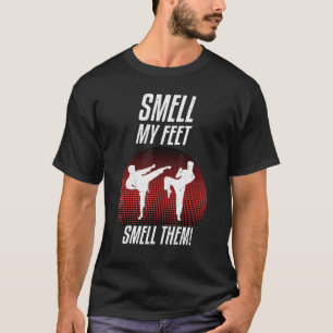 Camiseta Smell My Feet Karate Guay Karate Para Niños Chicas