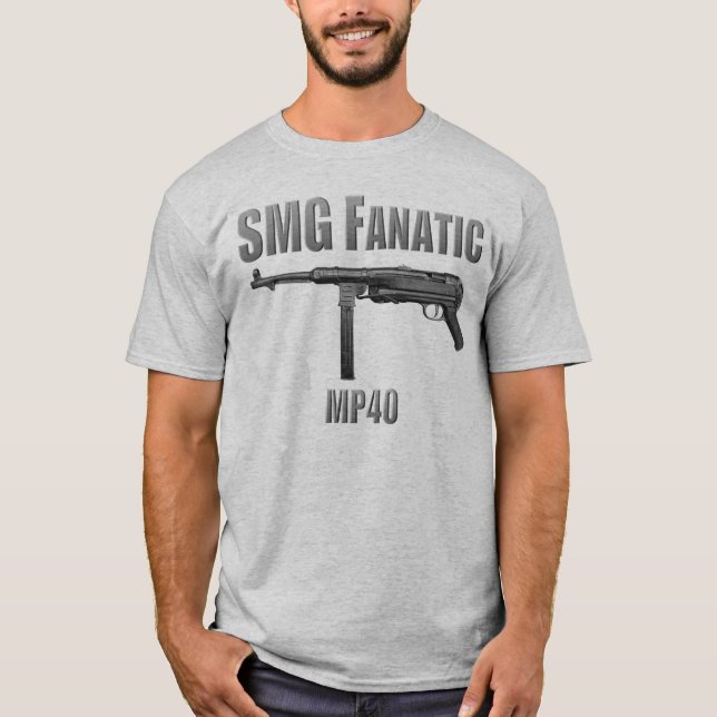 Camiseta SMG MP40 fanático (Anverso)