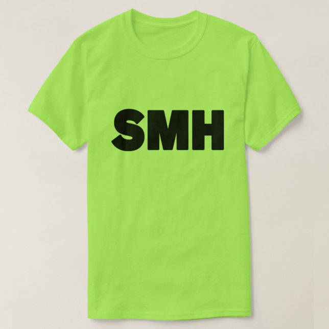 Camiseta SMH | Jerarquí de texto (Diseño del anverso)