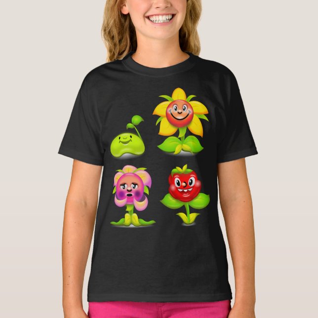 Camiseta Smile Flower (Anverso)