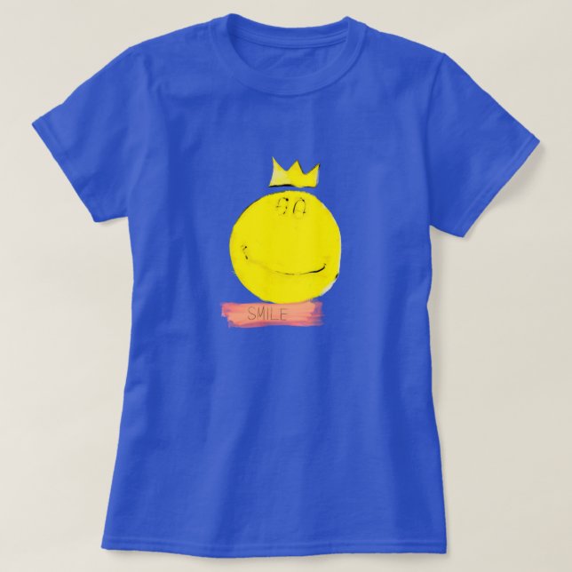 Camiseta SMILE Happy Face T-Shirt (Diseño del anverso)