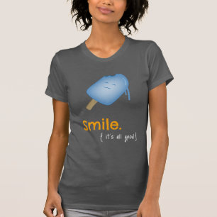 Camiseta Smile Popsicle Ice Cream (oscuro)