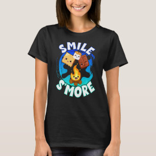 Camiseta Smile S'more Wortspiel Weekend Clamping Boys