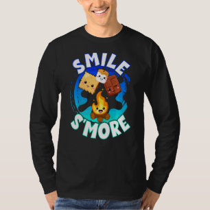 Camiseta Smile S'more Wortspiel Weekend Clamping Boys