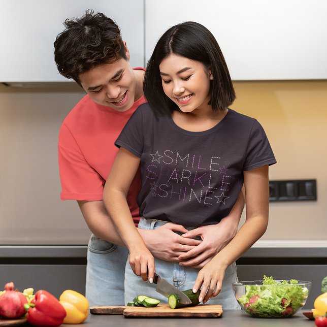 Camiseta Smile Sparkle Shine (Subido por el creador)