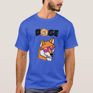 Camiseta Smilecryptos Diversión Guay Dogecoin Perro Y Gafas