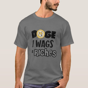 Camiseta Smilecryptos Divertido Dogecoin Riches Cryptocurre
