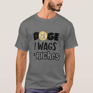 Camiseta Smilecryptos Divertido Dogecoin Riches Cryptocurre