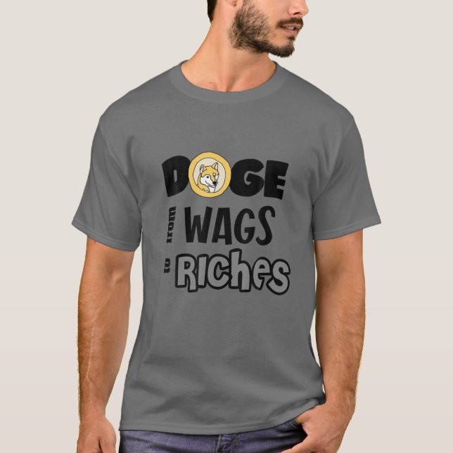 Camiseta Smilecryptos Divertido Dogecoin Riches Cryptocurre (Anverso)