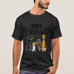 Camiseta Smilehdteys Funny Mascota Sitter Perro Y Personali