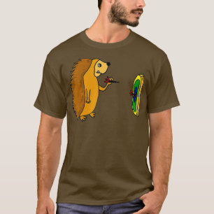 Camiseta Smilenowtetes Graciosos Hedgehog Arrowing Darts