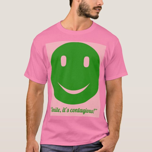 Camiseta Smiles,it's contagious (Anverso)