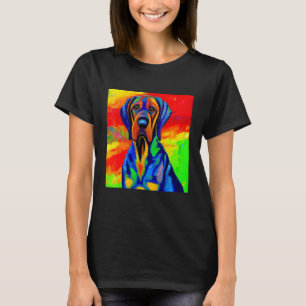 Camiseta Smileteespets Bloodhound Puppy Dog Pop Art