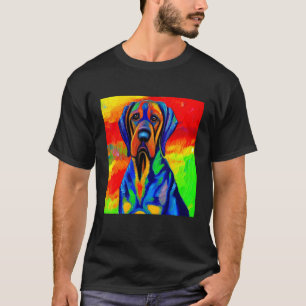 Camiseta Smileteespets Bloodhound Puppy Dog Pop Art
