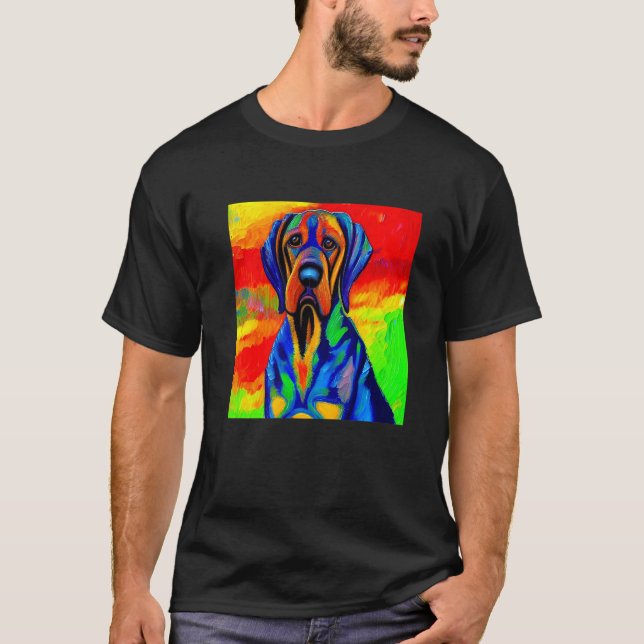 Camiseta Smileteespets cachorro pardo (Anverso)