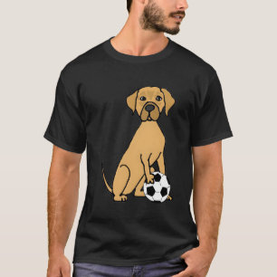 Camiseta Smileteespetsa Funny Rhodesian Ridgeback Dog Socce