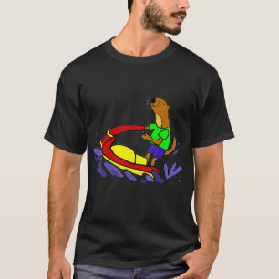 Camiseta Smileteessports Funny Sea Otter Riding Jet Ski