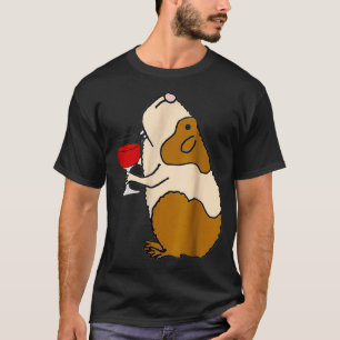Camiseta Smiletodaytees Cerdo guineano divertido que bebe v