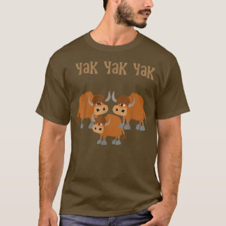 Camiseta Smiletodaytees Gracioso Yak Yak Yak