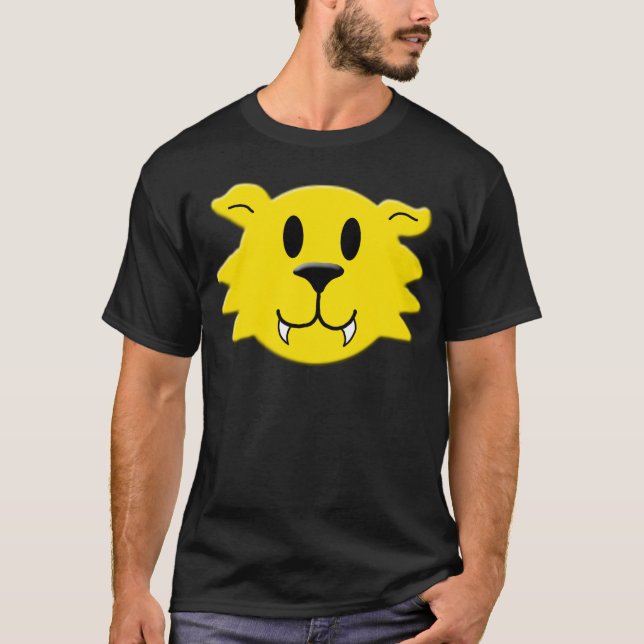 Camiseta Smiley del hombre lobo (Anverso)