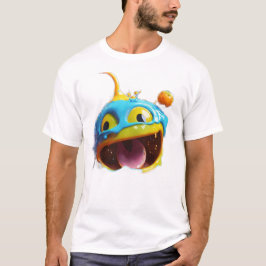 Camiseta "Smileynt líquido: un retrato de pintura con salpi